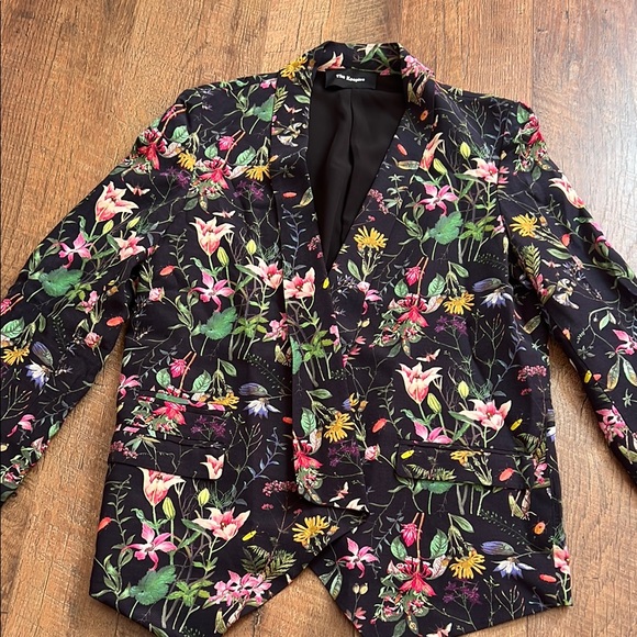 The Kooples Jackets & Blazers - Floral Black Blazer